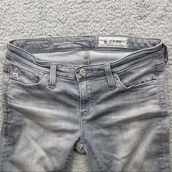 AG ADRIANO GOLDSHMEID SKINNY LEGGING ANKLE JEANS SIZE 25R - Picture 9 of 14